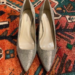 Tahari Harper Gold Kitten Heels